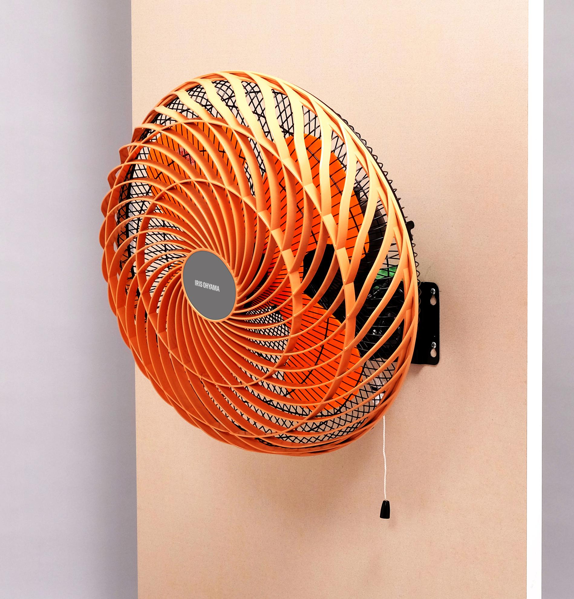 AC100V・95W/435mm工場扇(壁掛型) 500&times;300&times;530(H)mm｜ポッチ
