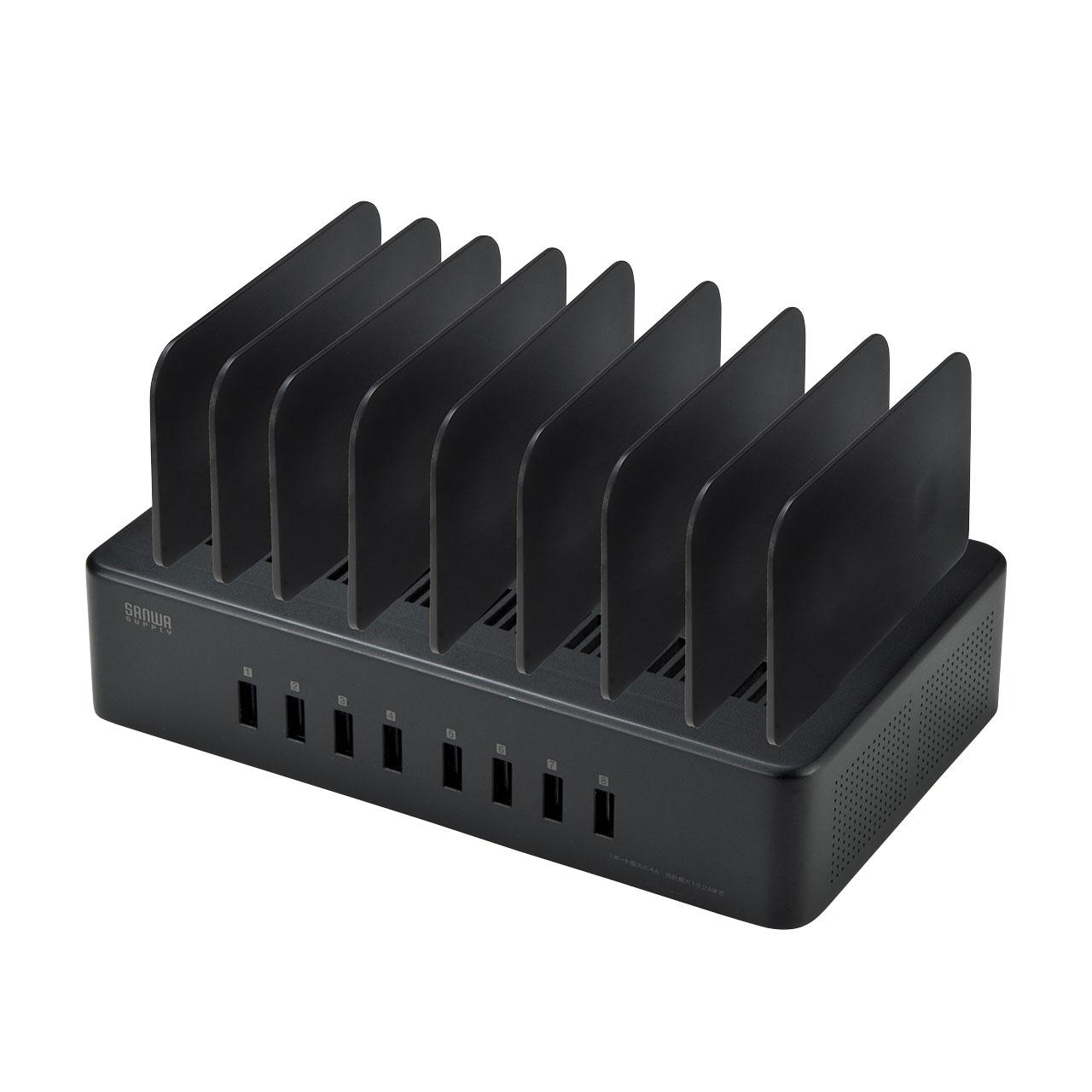 [8界面]USB申し受ける器(照明ランプ一体型)  外寸/W205×D125×H45粍(分け取り板・盛り上がり部除く)中仕切り板/W112×D3×H58粍(差込部除く)