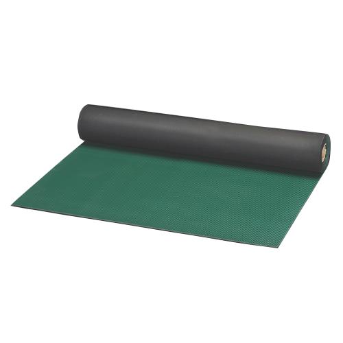 テラモト 1.2x4.0m/3.0mm ゴムマット 筋入・緑 EA997RA-41C 1巻