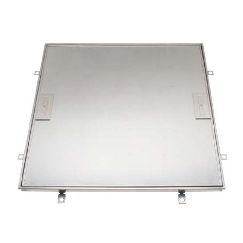 ESCO 600角用フロアハッチ 張物用/把手式施錠タイプ EA997LE-78