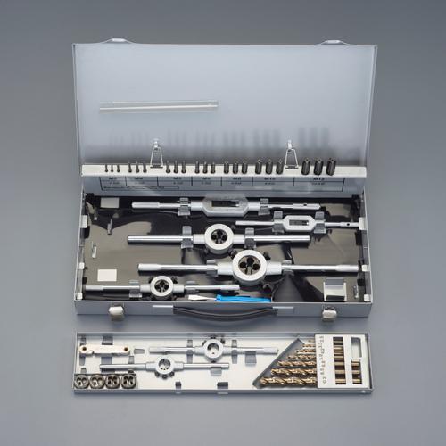 エスコ(Esco) M3-M12/44個組 タップ・ダイス・ドリルセット Co-HSS EA829VE-11