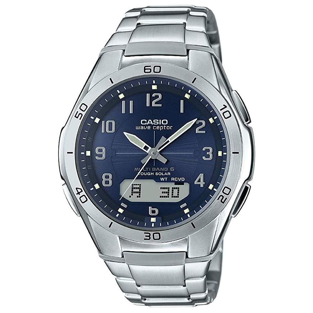 [カシオ]Casio 腕時計 WAVECEPTOR 世界6局電波対応ソーラーウォッチ アナデジコンビモデル WVA-M640D-2A2JF メンズ