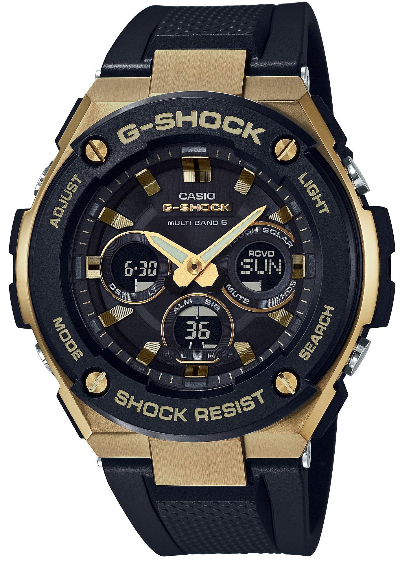 [カシオ] 腕時計 ジーショック【国内正規品】 G-STEEL 電波ソーラー GST-W300G-1A9JF メンズ ブラック