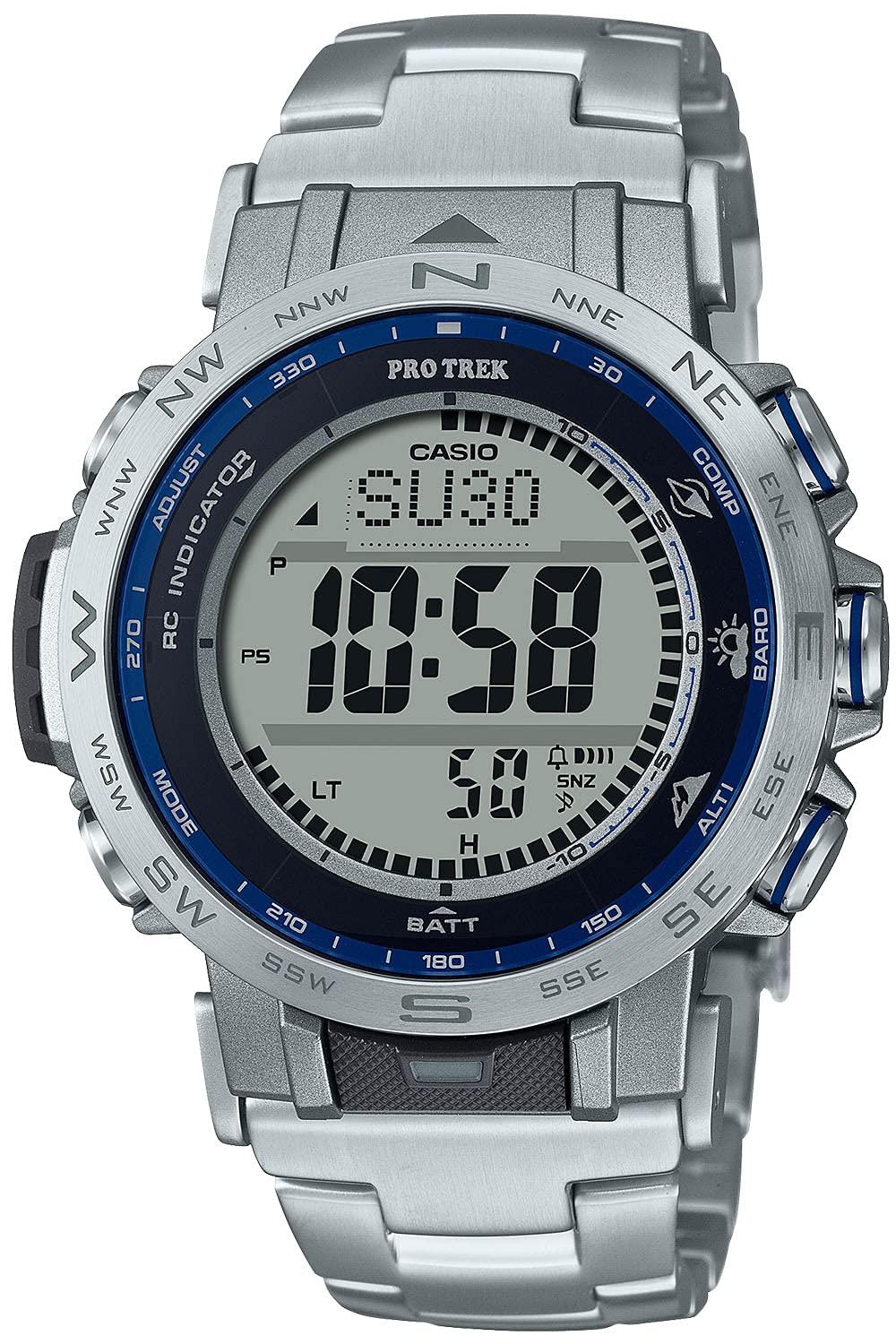 送料込み！CASIO PRO TREK PRW-3000YT-1JF S 多機能で楽しい』 カシオ プロトレック ブラックチタン