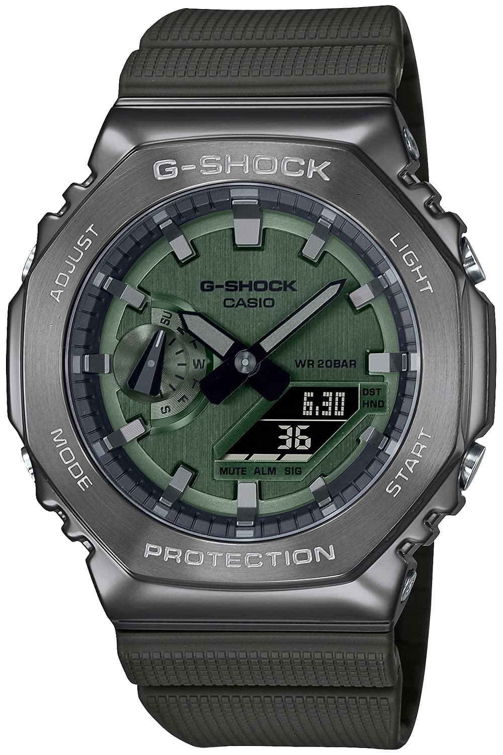 [カシオ] 腕時計 ジーショック メタルカバード GM-2100B-3AJF メンズ グリーン