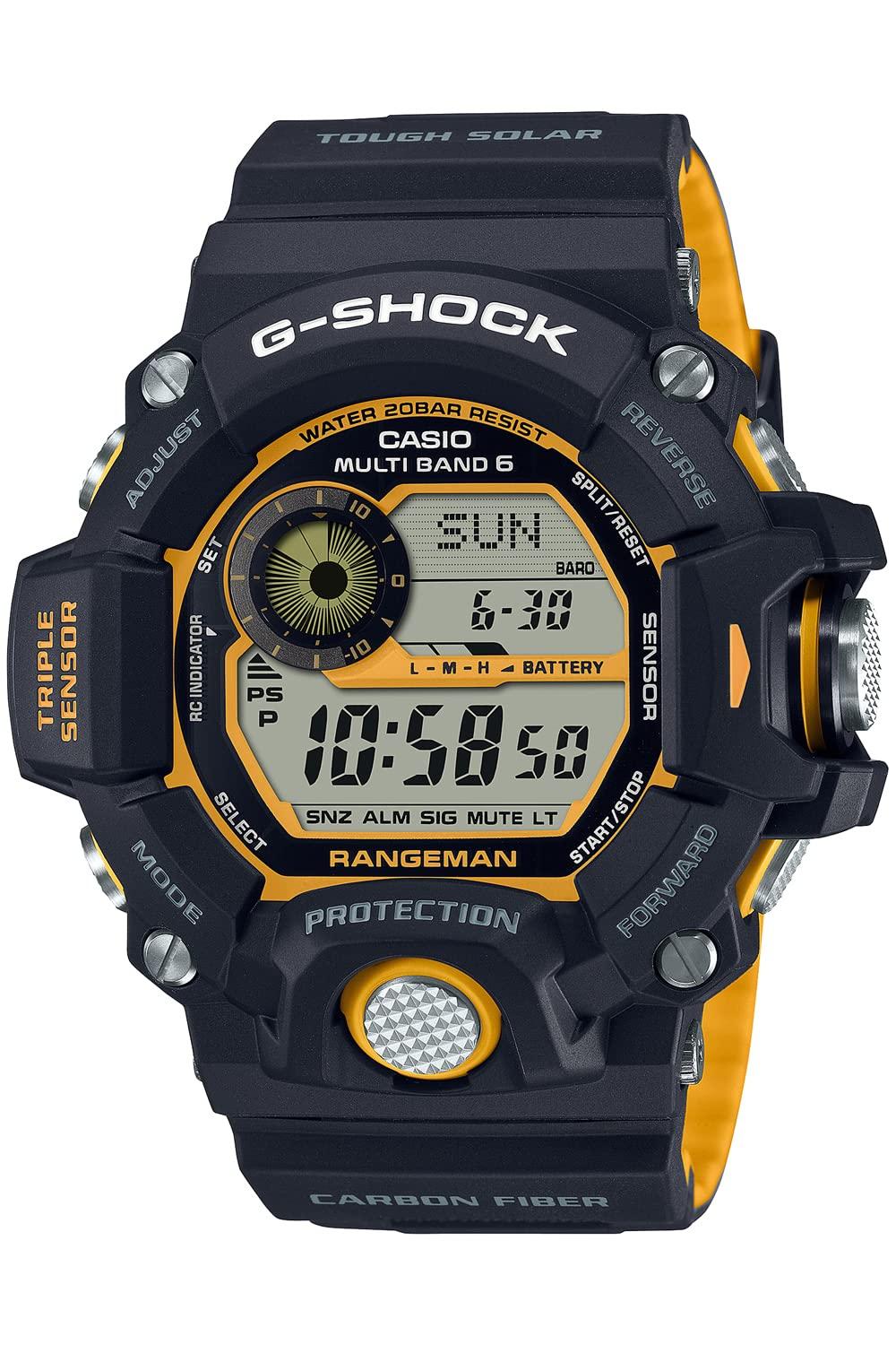 [カシオ] 腕時計 ジーショック 【国内正規品】 RANGEMAN 電波ソーラー GW-9400YJ-1JF メンズ ブラック×イエロー