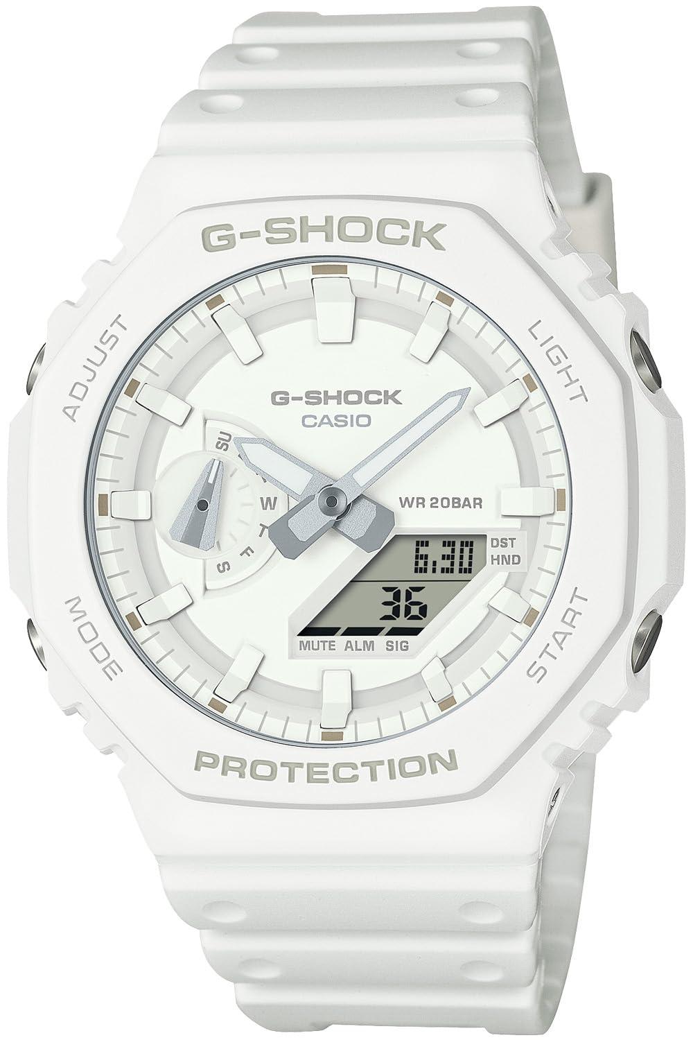 [CASIO(カシオ)] G-SHOCK(ジーショック) 腕時計 【国内正規品】TONE-ONTONE series GA-2100-7A7JF メンズ ホワイト