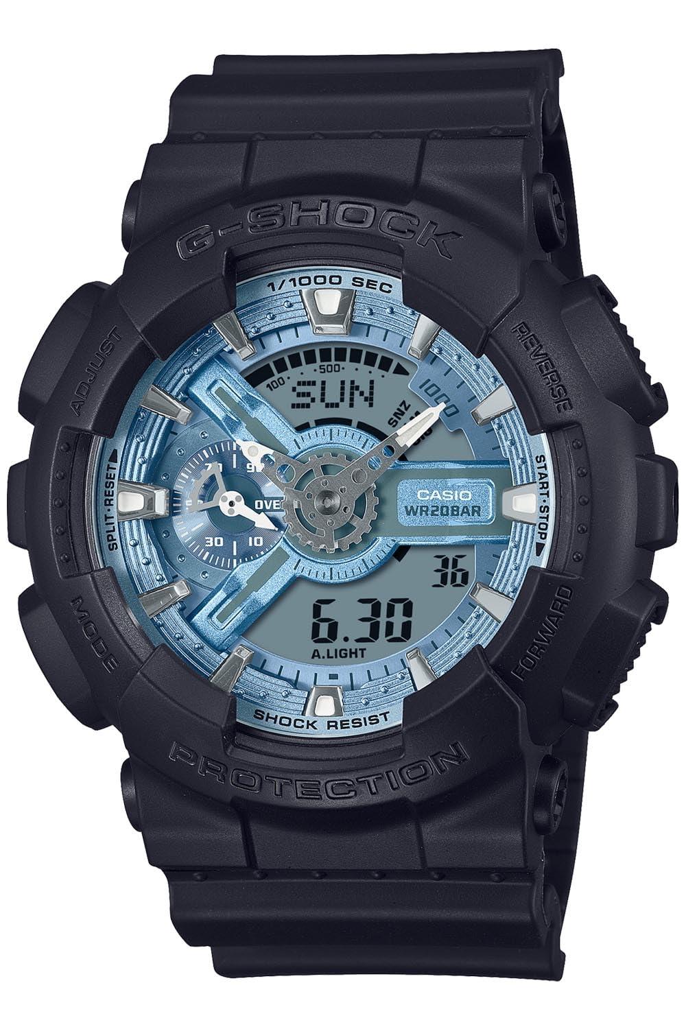 ジーショック [カシオ] ウオッチ 【国内置き目品】Metallic Color Dial Series GA-110CD-1A2JF メンズ 黒いこと