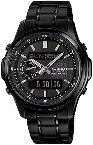 [カシオ] 腕時計 リニエージ 電波ソーラー LCW-M300DB-1AJF ブラック