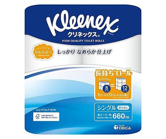 クレシア ちり紙 シングル 1入れもの(64巻入) EA929AM-1B