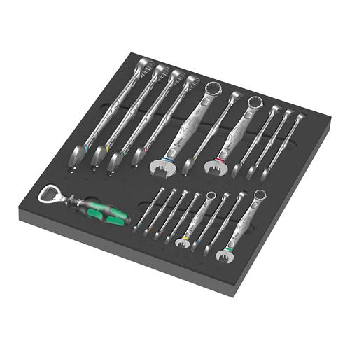 エスコ(esco) 18本組 コンビネーションレンチ (ボトルオープナー付) EA612WH-21 1セット