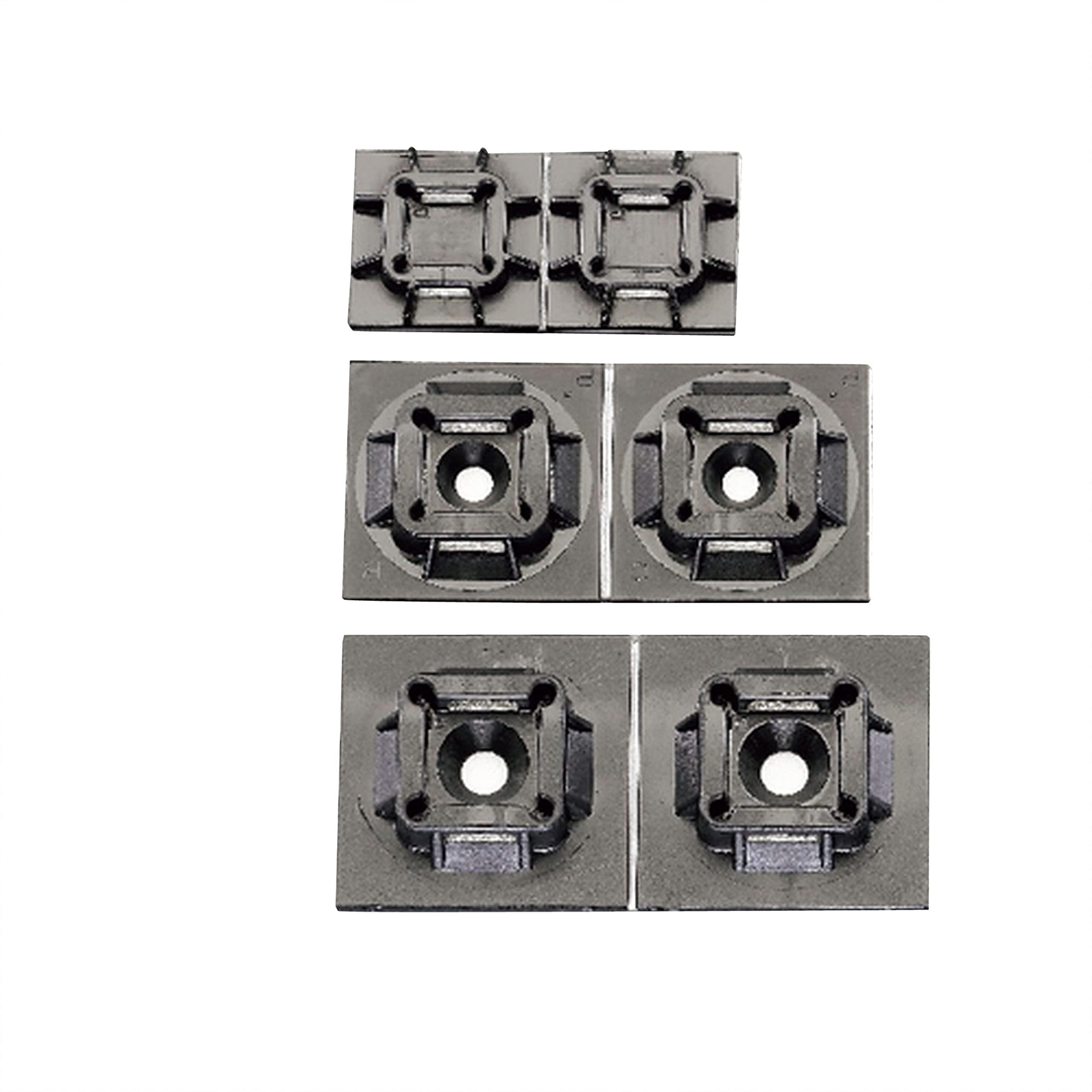 25.4x25.4mm結束バンド用ベース(粘着付/100個)