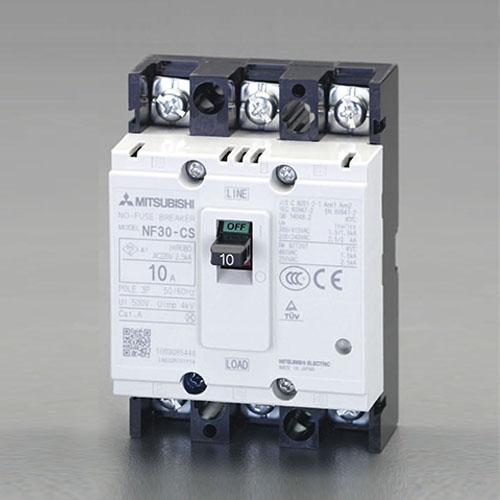 240V/ 50A/3極 ノーヒューズ遮断器(フレーム50) EA940MM-31｜ポッチ