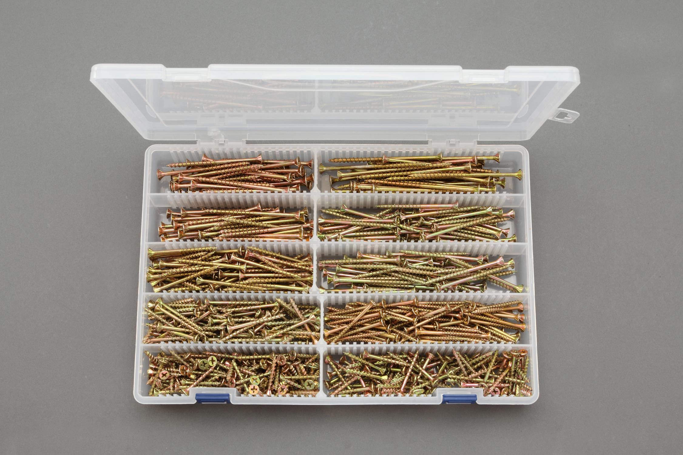 4.0/4.3/4.7mm 木工用ビスセット(中細) EA949FW