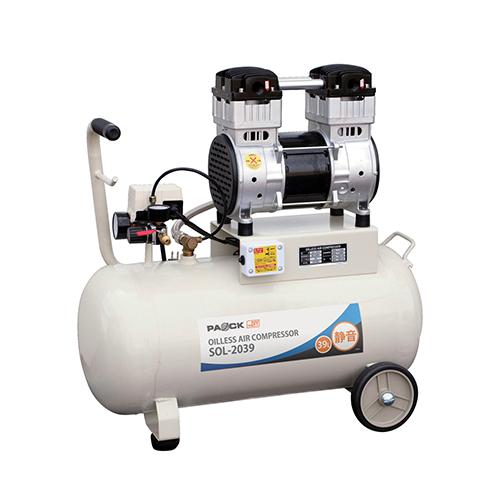 エスコ エアーコンプレッサー 39L/オイルレス AC100V/1150W EA116SW-2