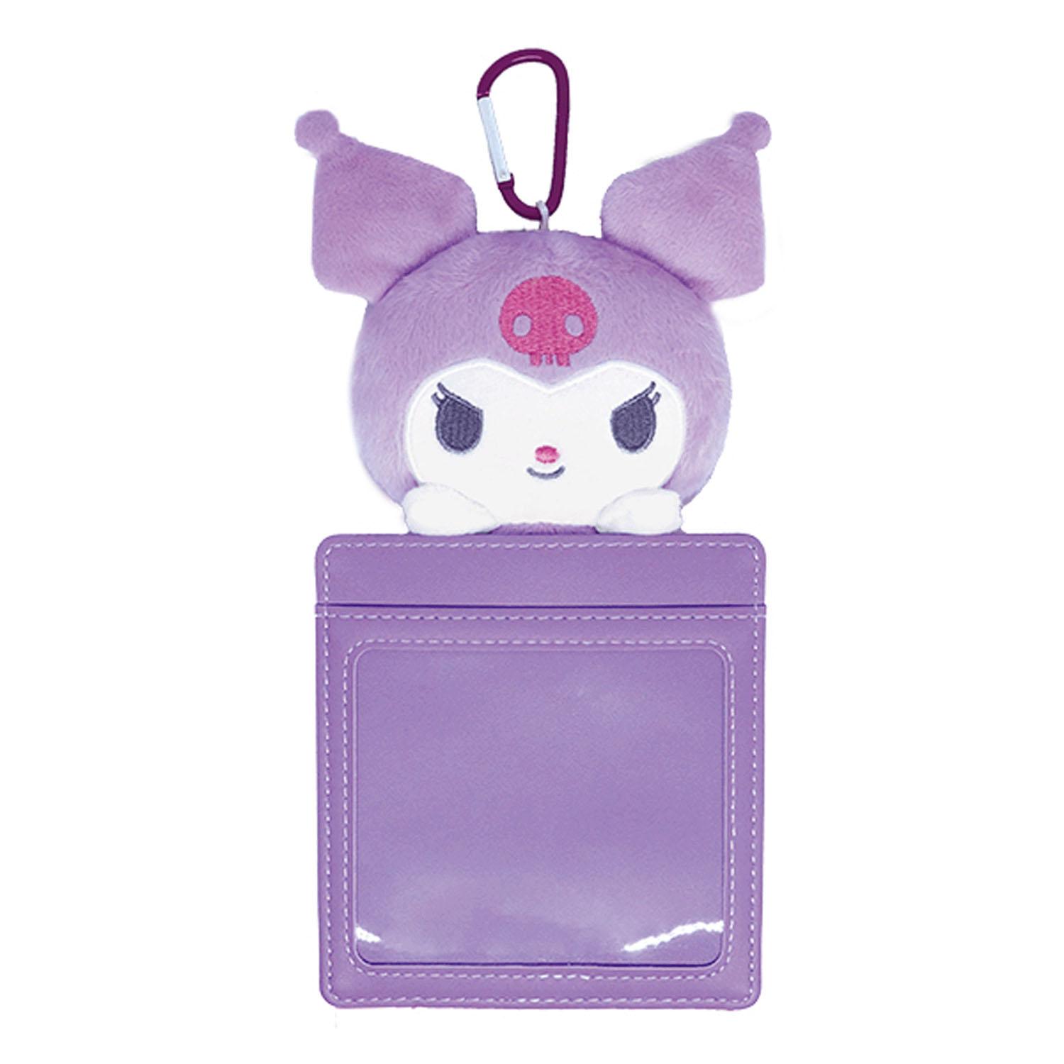楽天市場】 クロミ ぬいぐるみ型リール付パスケース 定期入れ IDカード