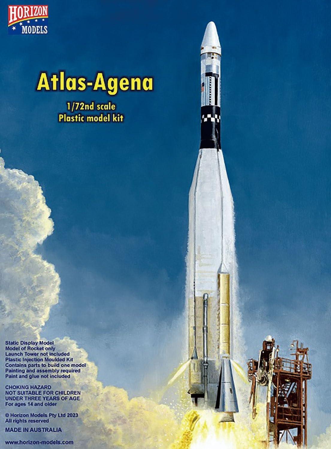 プラッツ ホライゾンモデル 1/72 アトラス・アジェナ ロケット プラモデル HM2006 (ロケット)