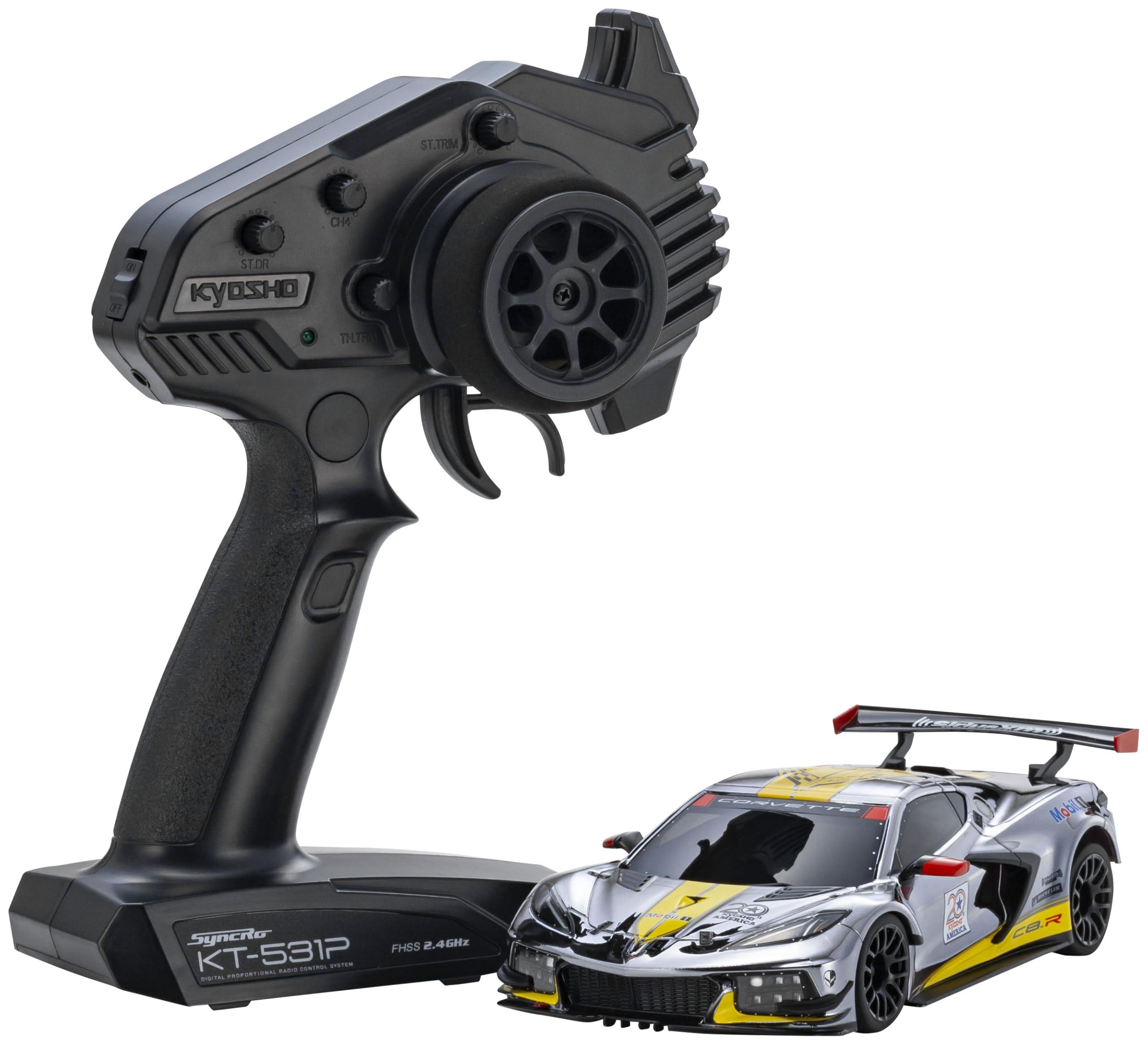 京商 MR04RWD r/s シボレーコルベット C8.R クロームイエロー 電動ラジオコントロール 32356CRY