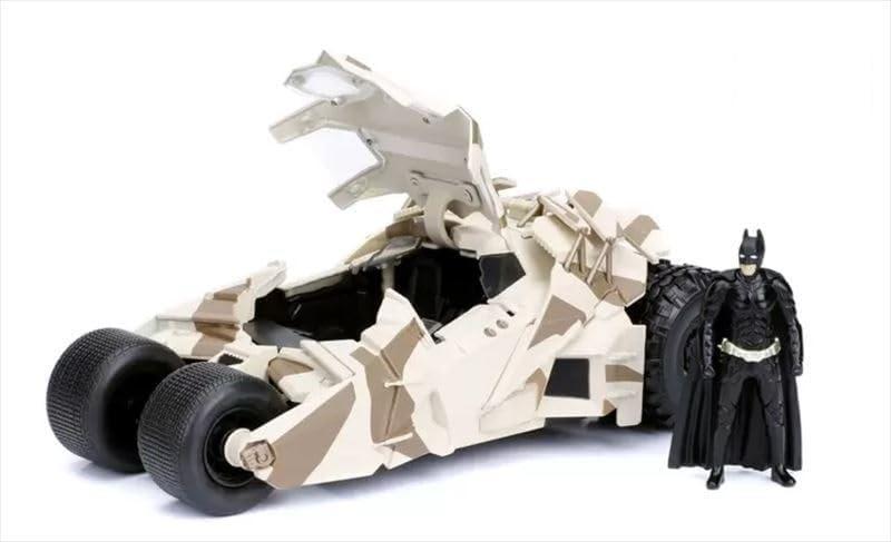 フィギュア付き バットモービル 1/24 スケール ダイキャストミニカー 「ダークナイト」 カモフラVer.