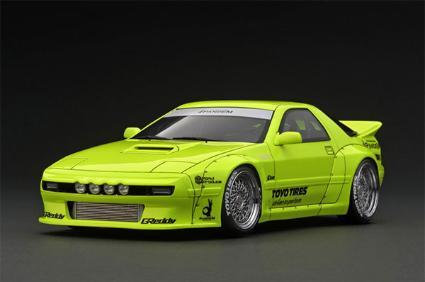 ignition model 1/18 パンデム RX-7 (FC3S) Yellow 完成品