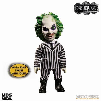 メズコトイズ:【再生産】デザイナーシリーズ/ BEETLEJUICE: ビートルジュース 15インチメガスケール フィギュア with サウンド｜ポッチ