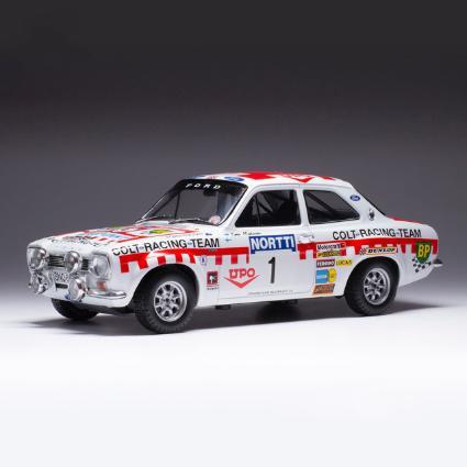 イクソモデル フォード エスコート MK I RS 1600 74 1000湖 #1T.Makinen/H.Liddon 1/18 18RMC141B