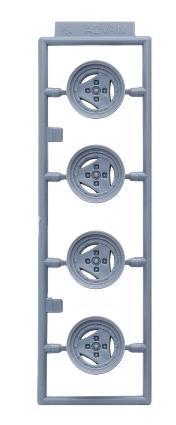 フジミ模型 ホイールシリーズ No.102 1/24 ADVAN A3A 15インチ プラモデル用パーツ画像