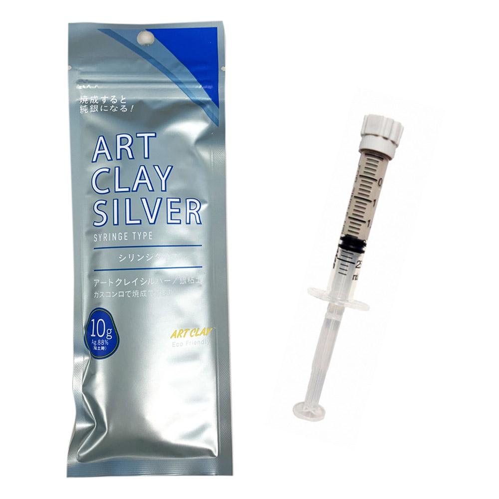 ART CLAY 相田舎密学実業 アートクレイシルバー シリンジタイプ10g(本体)