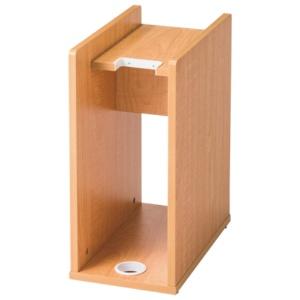 アール・エフ・ヤマカワ 杖置き付き荷物置き 幅440×奥行250×高さ560mm ナチュラル RFNO-T5025NA 1台