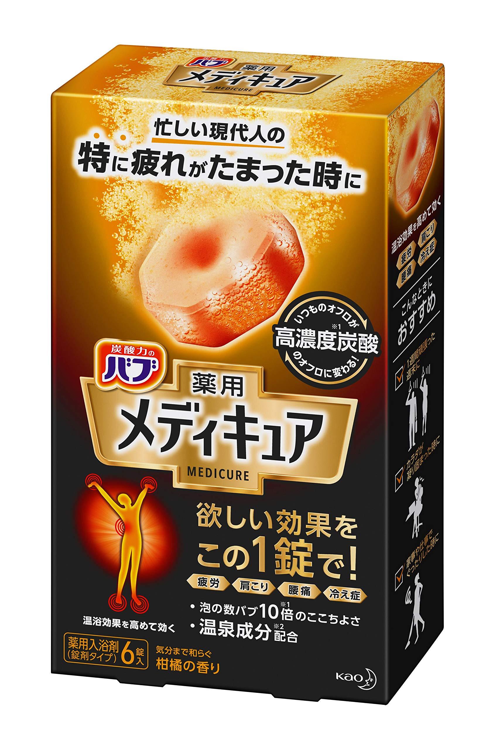 楽天市場】花王 バブ 薬用 メディキュア 柑橘の香り 70g×6錠