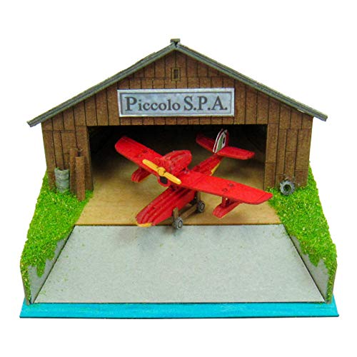 さんけい スタジオジブリmini 紅の豚 ピッコロ社とサボイア ノンスケール ペーパークラフト MP07-25 おもちゃ画像
