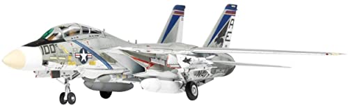 童友社 1/72 凄!プラモデル No.6 アメリカ海軍 F-14A トムキャット VF-143 プーキン・ドッグス 色分け済みプラモデル 成形色 おもちゃ画像