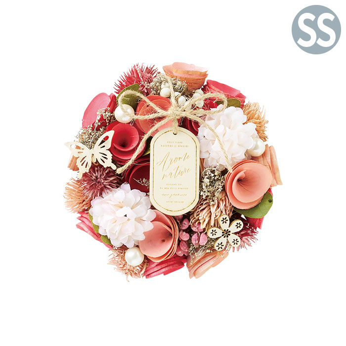 楽天市場】リース フラワーリース ワンカラーリース M オレンジ