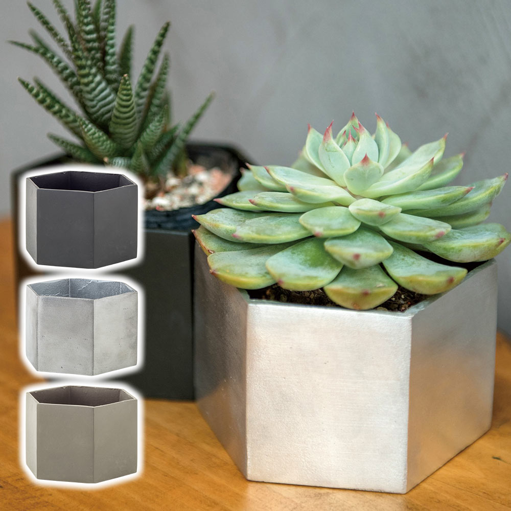 楽天市場】【安心サポート付】アルミ 植木鉢（丸・四角・六角