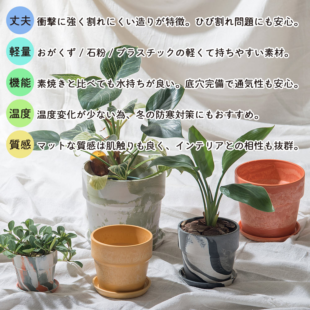 植木鉢 プラスチック おしゃれ アーバンプランツポット ソリッド 26 5cm Magazinpegas Cz