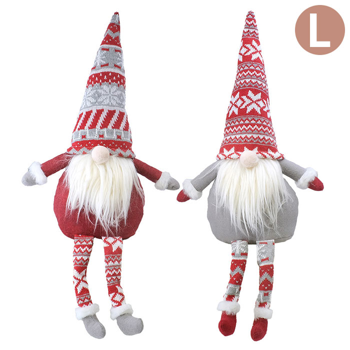 楽天市場】クリスマス ノルディック 足ブラ サンタ L 人形