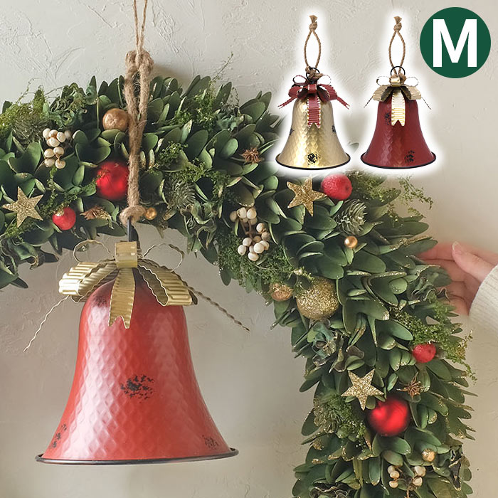 楽天市場】クリスマス ベル オーナメント レッド ゴールド ホワイト