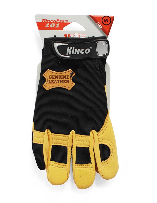 ワークグローブ Kinco Gloves キンコグローブ Kincopro Unlined Grain Deerskin 101M L  定番から日本未入荷
