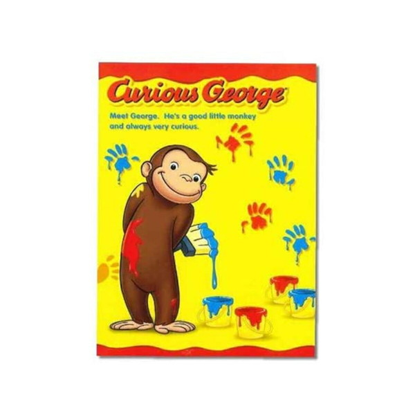 楽天市場 おさるのジョージ メモ帳 ペンキ Cg Mp001 Curious George キャラクターグッズpoccl