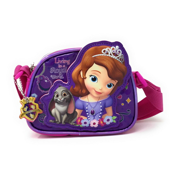 楽天市場 ちいさなプリンセスソフィア 半月型ショルダーバッグ ソフィア飛び出し キャラクターグッズpoccl