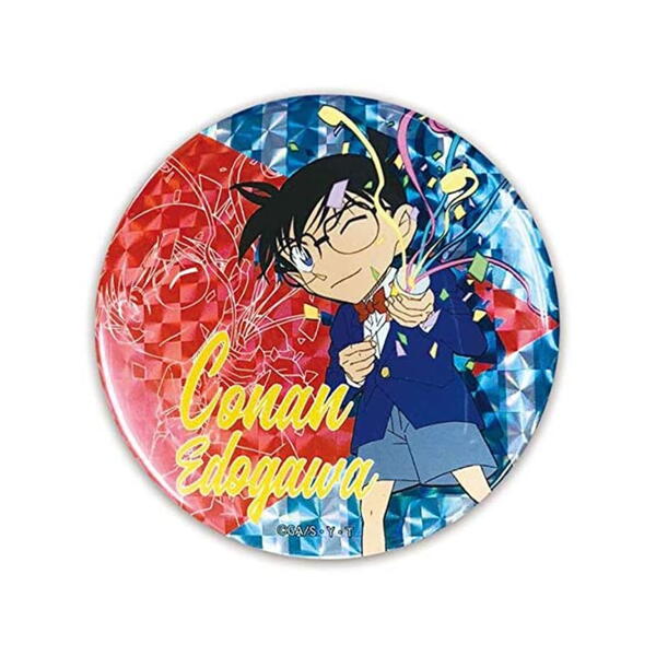 楽天市場 名探偵コナン ホログラム缶バッジ 21 江戸川コナン Co Cb101 Detective Conan キャラクターグッズpoccl