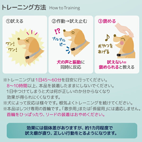 音と振動で無駄吠えをコントロール 送料無料 ノーバークカラー S むだ吠え防止に Rp Nbcs ペット用品 Fw 無料配達