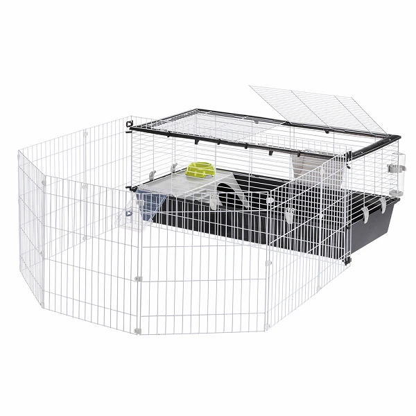 貨物輸送無料 「運動場介護ホーム 120」 57067970 8010690187532 イタリア共和国ferplast社製 実験材料 うさぎ用伏せ籠 仕掛ける 家兎 ゲージ | 愛玩動物備品 FW 【貨物輸送無料生産ライン相応う】