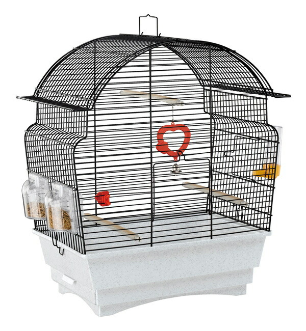 イタリアferplast社製 鳥かご おしゃれ カント ブラック 楽天市場】カント ブラック Cant Black 鳥籠 ケージ フルセット