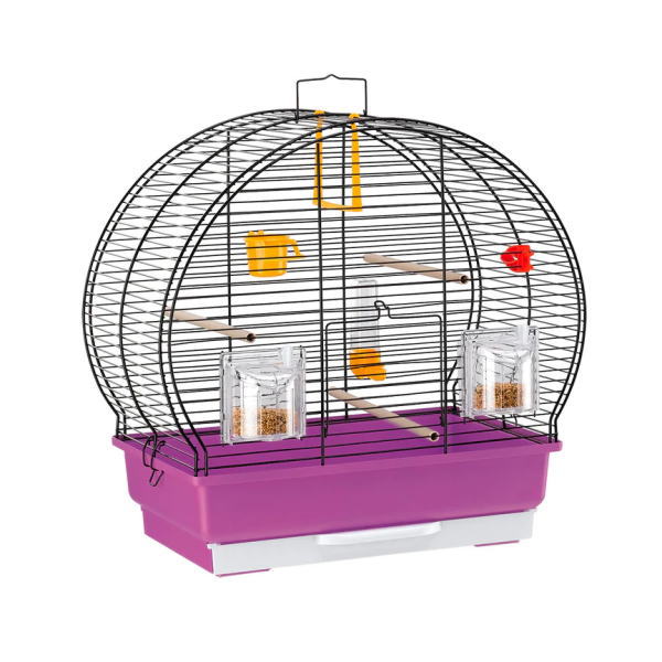 送料無料 イタリアferplast社製 鳥かご ルナ 2 ブラック Luna 2 Black 鳥籠 ゲージ カナリア セキセイインコ 小型鳥用 8010690090535 8010690090535 | ペット用品 FW 【送料無料ライン対応】