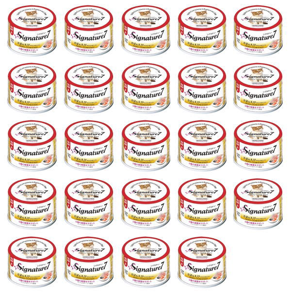 送料無料成猫用キャットフードシグネチャー7さば&えび24缶ネコ猫総合栄養食グレインフリーグレイビーS7-G50653871285559-24|ペット用品FW