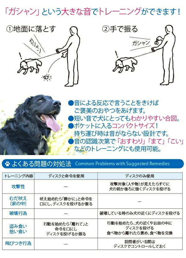 音でしつけをサポート 集中力のない犬にも効果的 送料無料 ドッグ トレーニング ディスク 特殊な音でトレーニング Tdx 5 ペット用品 Fw 価格