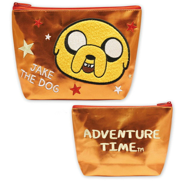 楽天市場 アドベンチャータイム アップリケポーチ ジェイク At Po1 Adventure Time キャラクターグッズpoccl