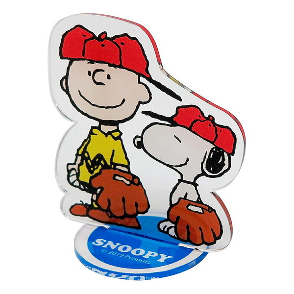 楽天市場 スヌーピー アクリルクリップ 野球 Sn194 Snoopy キャラクターグッズpoccl