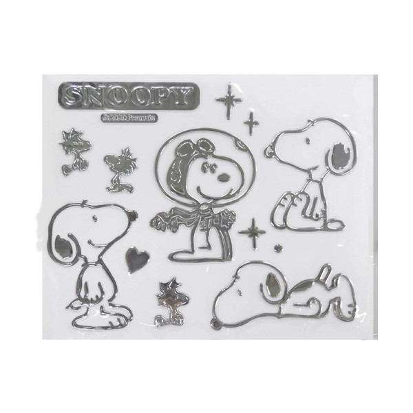 楽天市場 スーパーセール 10 Off スヌーピー エンブレムステッカーラージ ポーズ Sn6 Snoopy キャラクターグッズpoccl
